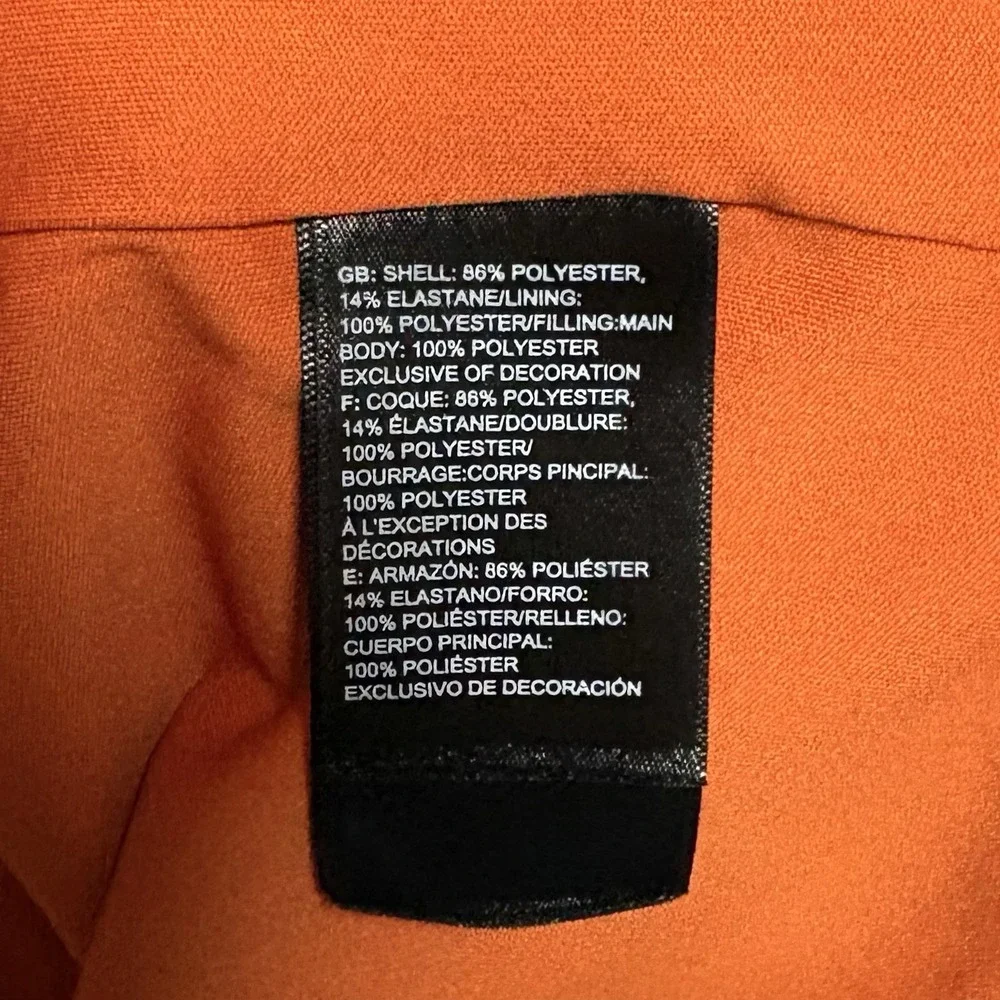 The North Face‎ Half Zip Pullover Jacket Mens M Orange Navy Windbreaker Gorp TNF
